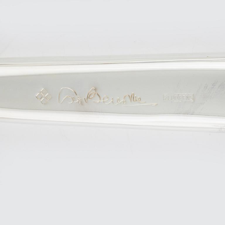 Sigvard Bernadotte, bestickuppsättning, nysilver, 84 delar, "Millenium Marianne", Christineholm, Fyrklövern.