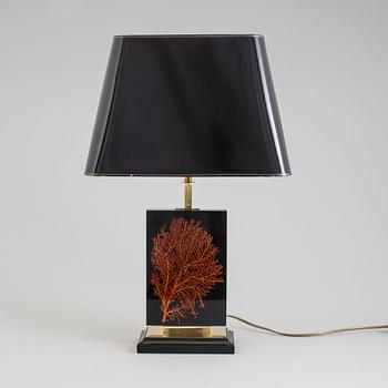 A table light possibly from Maison le Dauphin, France, 1970's/80's.