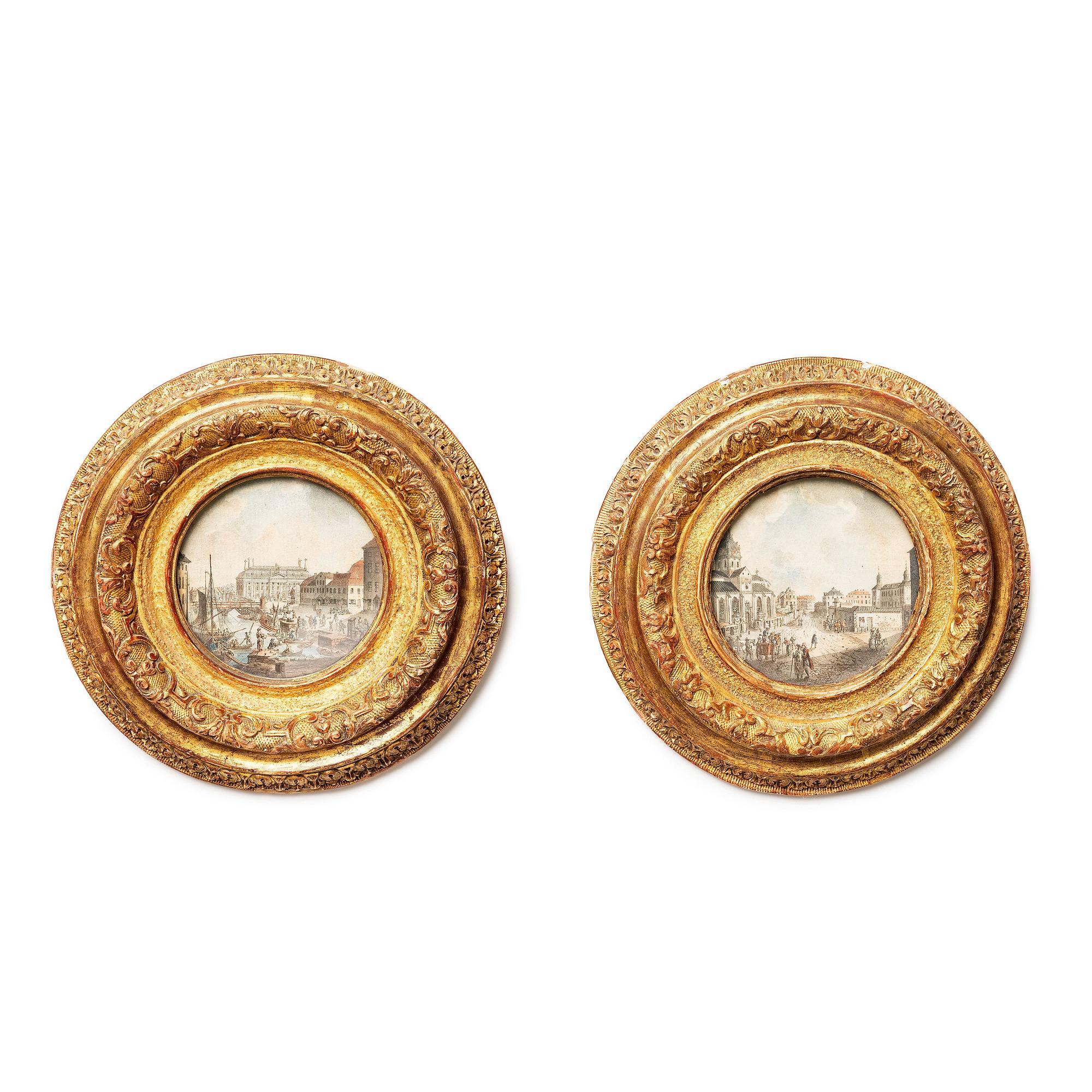 Martin Rudolf Heland, Munkbron mot Riddarhuset/Mot Kungsträdgården med Jacobs kyrka och palatset Makalös.