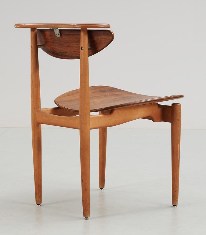 FINN JUHL, stol, Bovirke, Danmark 1950-60-tal.