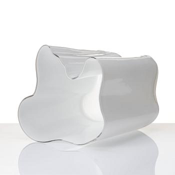 Alvar Aalto, a mould blown 'model 3031' glass vase, iittala, Finland, probably 1960s.