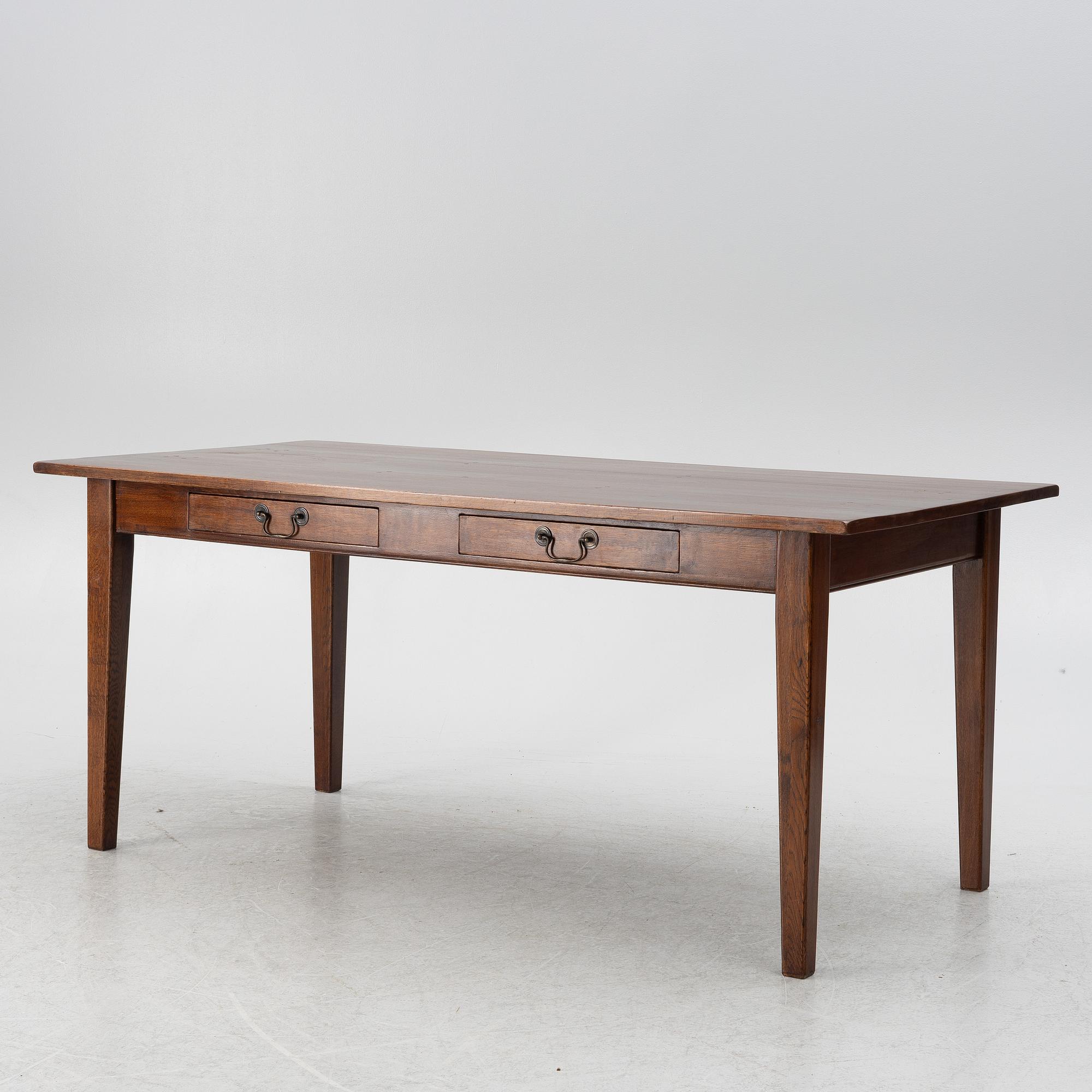 Desk/dining table, France, late 20th century/21st century.