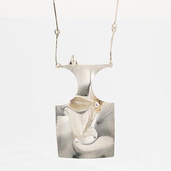 Björn Weckström, sterling silver necklace "Barbarella", Lapponia.