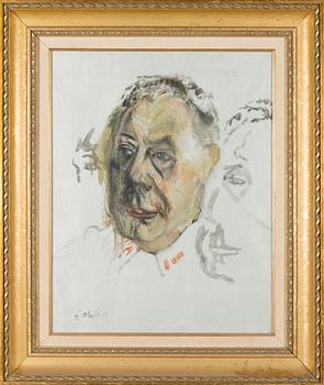 Eemu Myntti, mixed media, signed and dated-31.