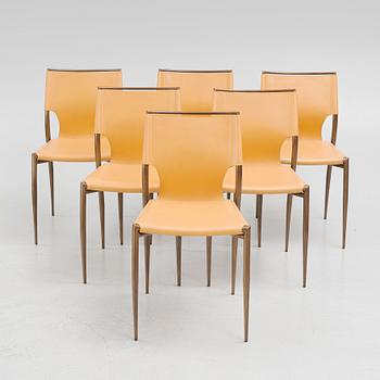 Unknown designer, six chairs, late 20th century/21st century.