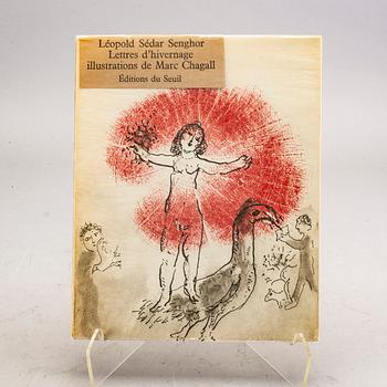 Marc Chagall bok "Lettres d'hivernage" numrerad upplaga 782/2000.