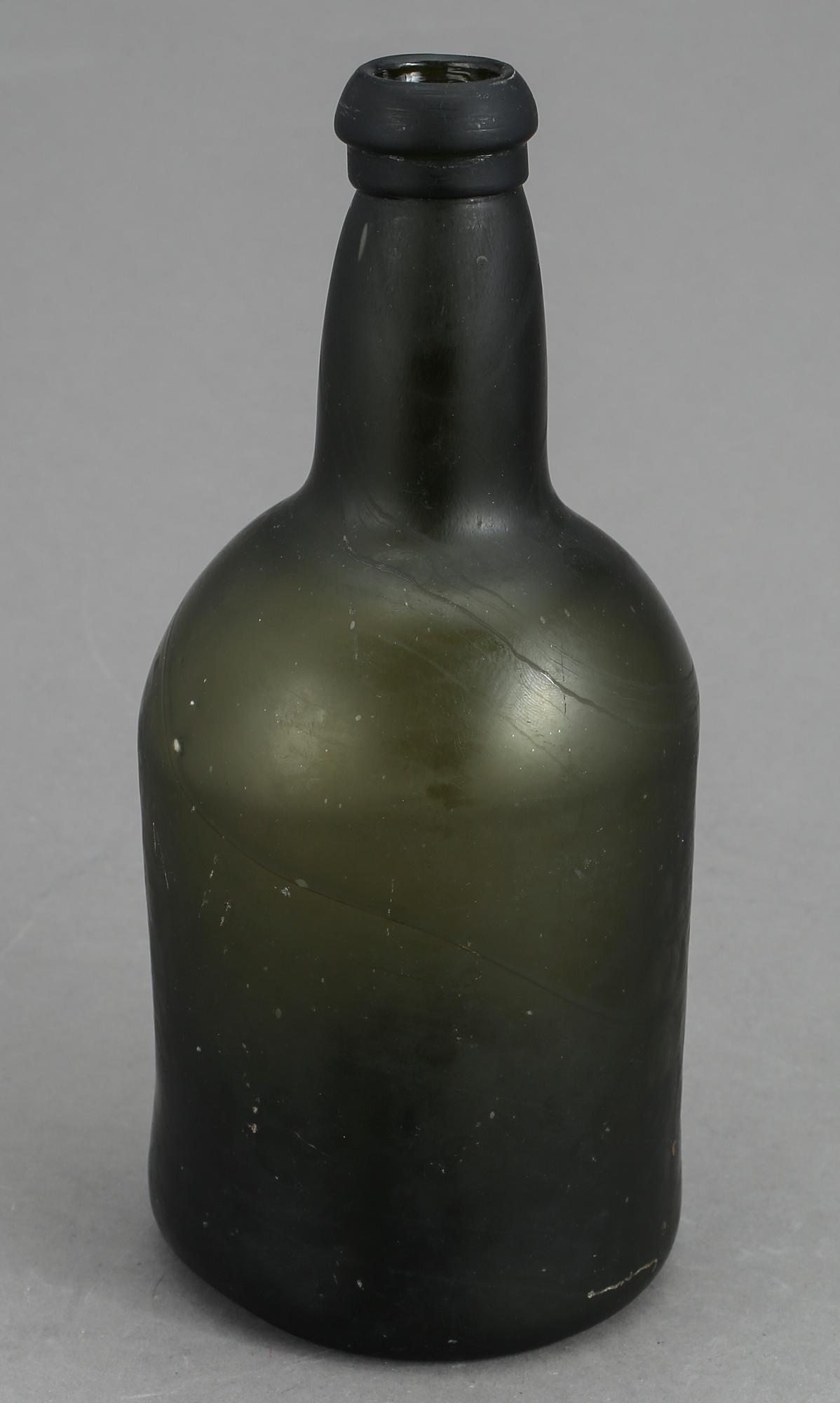 FLASKA. Glas. Troligen 1700-tal.