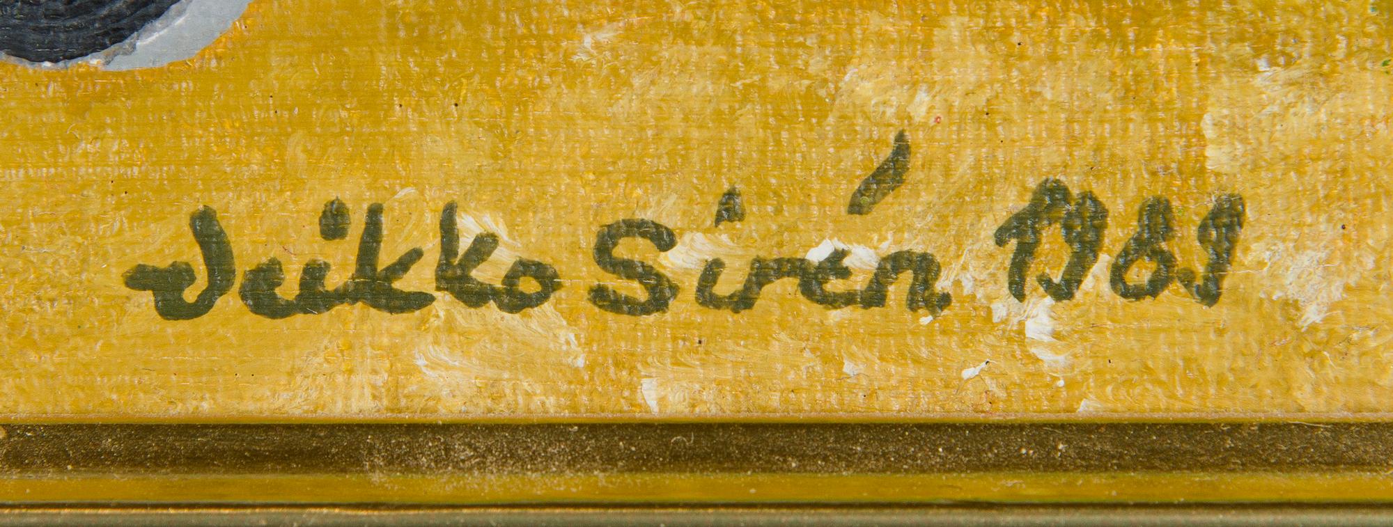 Veikko Sirén, "Matkatauolla" (På en resa-paus).