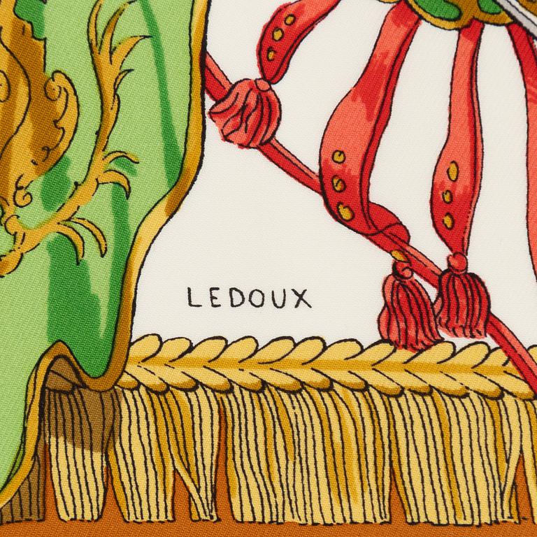 Hermès, scarf, "Caparaçons de la France et de l'Inde".