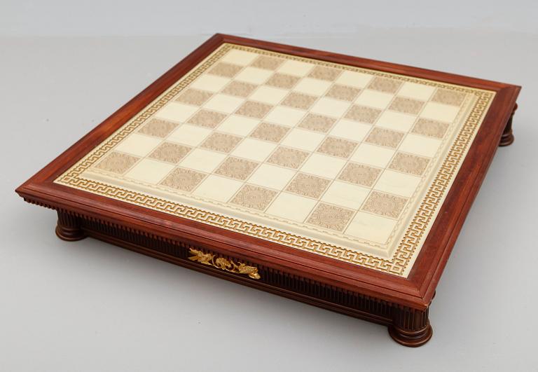 SCHACKBRÄDE, Franklin Mint, omkring 1990.