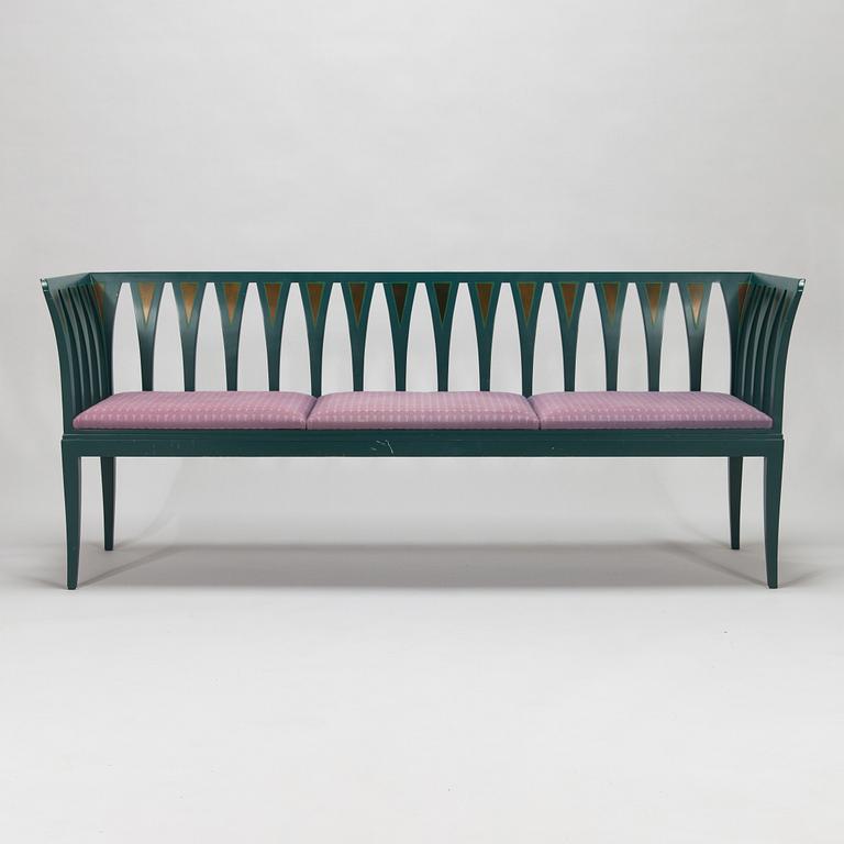 Eliel Saarinen, sohva, "The Blue Settee", Adelta Oy, Finland 1983.