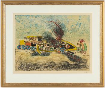 Roberto Matta, "Les Oh! Tomobiles".