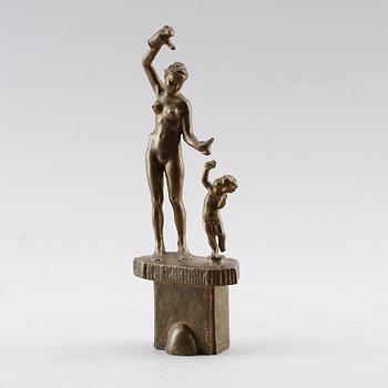 Gustaf Sandberg · GUSTAF SANDBERG, skulptur, brons, signerad.