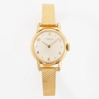 International Watch Co, 18K guld, armbandsur, 20,5 mm.