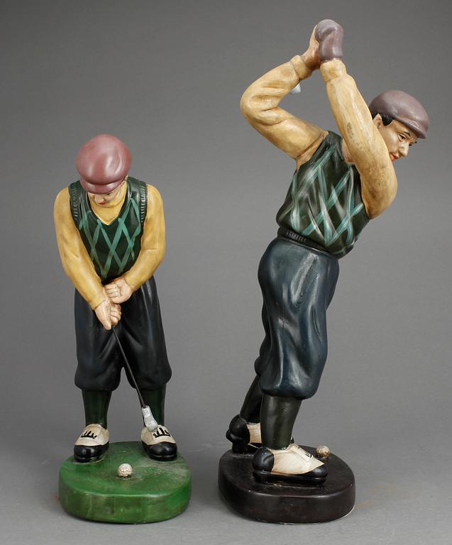 FIGURINER, ett par, keramik, 1900-tal.