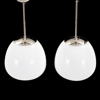 A pair of ceilings from Pukeberg, 1940s. Height ca 46 cm.