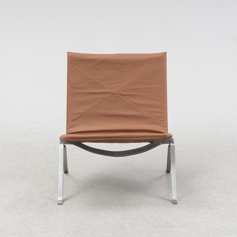 Poul Kjaerholm, fåtölj, PK22,  E Kold Christensen, Danmark, formgiven 1956.
