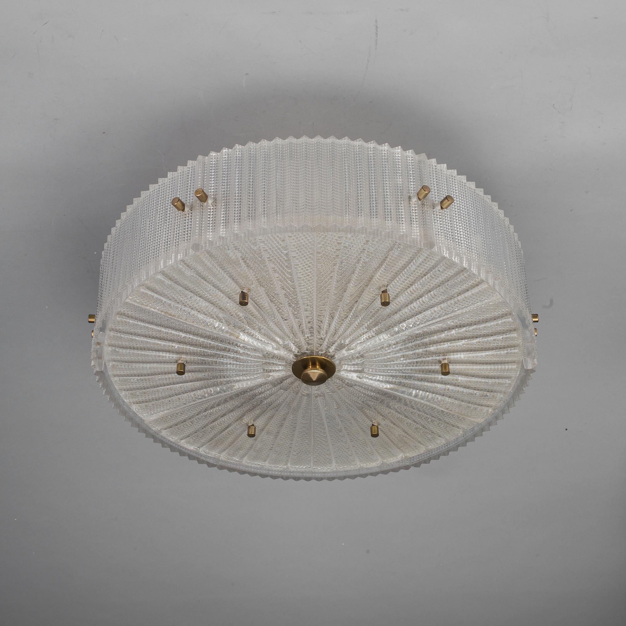 TAKPLAFOND, glas, Orrefors, design Carl Fagerlund.