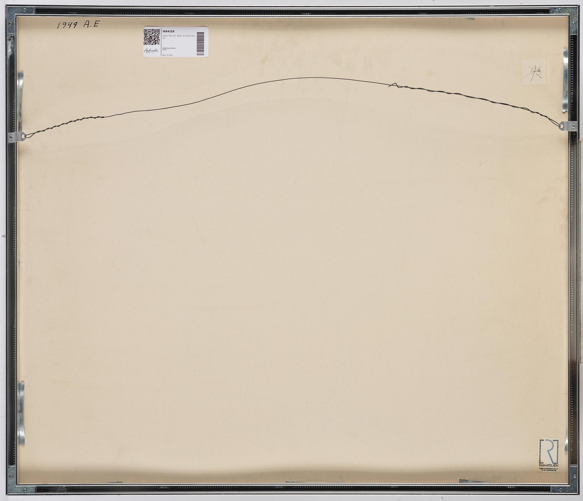 Gösta Werner, Untitled.