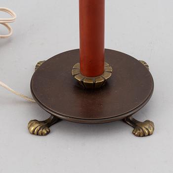 EINAR BÄCKSTRÖM, bordslampa, Bäckströms Malmö, 1930-tal.