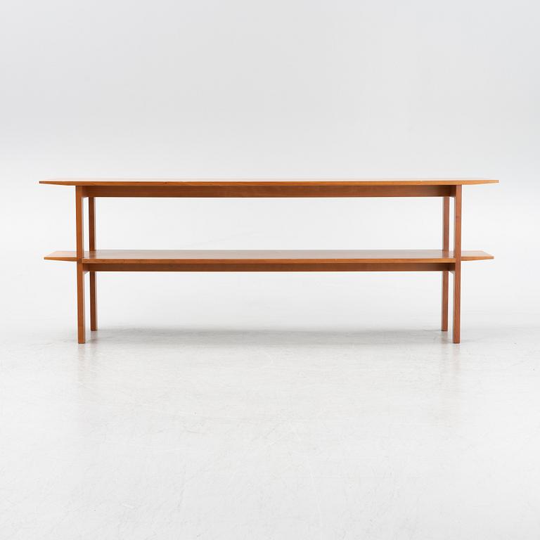 Josef Frank, a model 648 mahogany library table/ sideboard, Svenskt Tenn, Sweden post 1985.