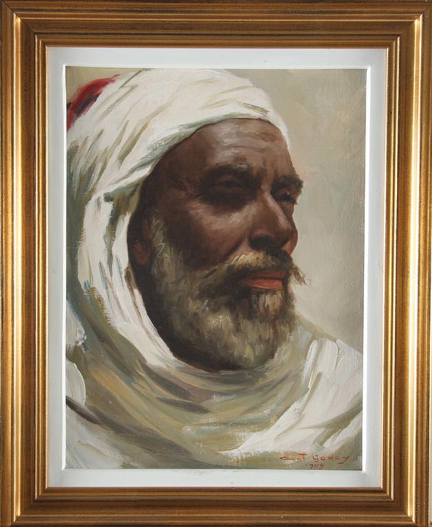 GODOY, ANTHONY. Olja på duk, sign o dat 1959.