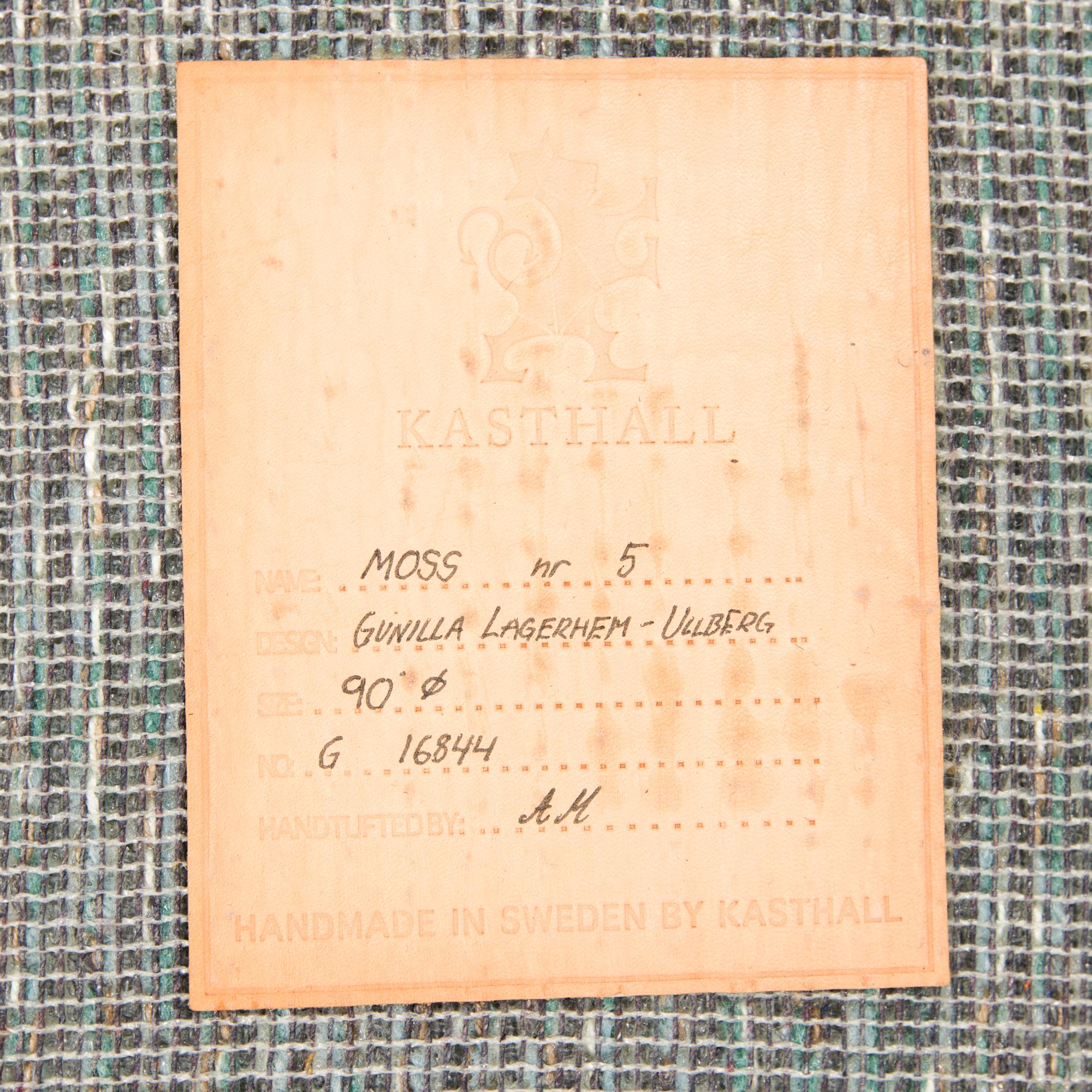 MATTOR, 3 st, Handtuftade, Gunilla Lagerhem-Ullberg, Kasthall. Diameter 95 - 125 cm.