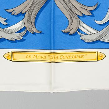 SCARF, Hermès, "Le Mors à la Conétable", issued 1990.