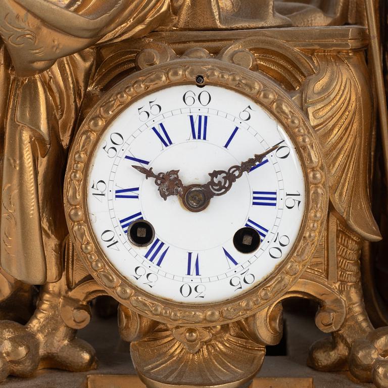 A french mantle clock from PH Mourey, ca 1900.