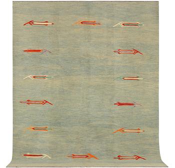 A Afghan Kelim carpet, c. 302 x 243 cm.