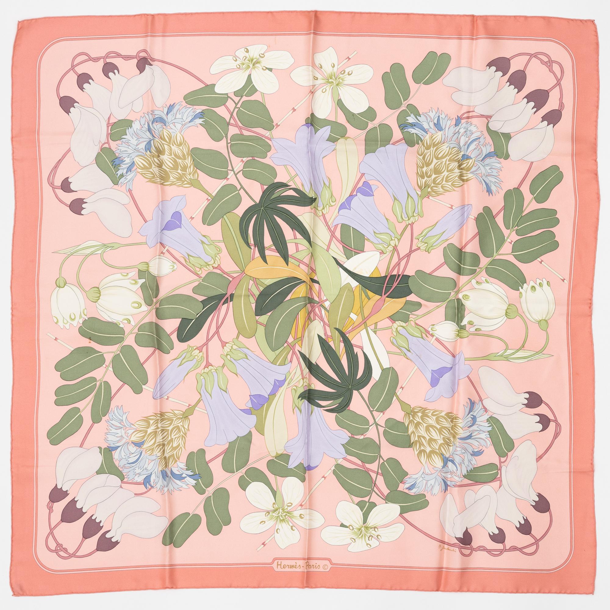 Hermès, scarf, "Flora Graeca".