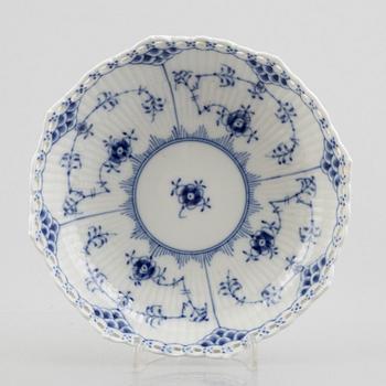 Royal Copenhagen, a 49-piece "Blue Fluted" porcelain service, half and full lace, Denmark.