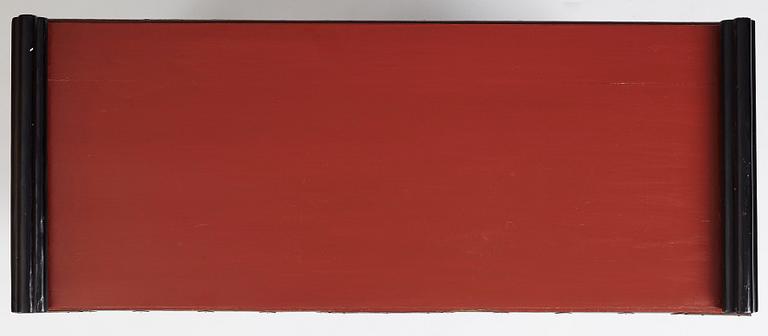 A Japanese lacquered and qilded Buddhist altar table or Butsudan.  Edo period (1603-1868).