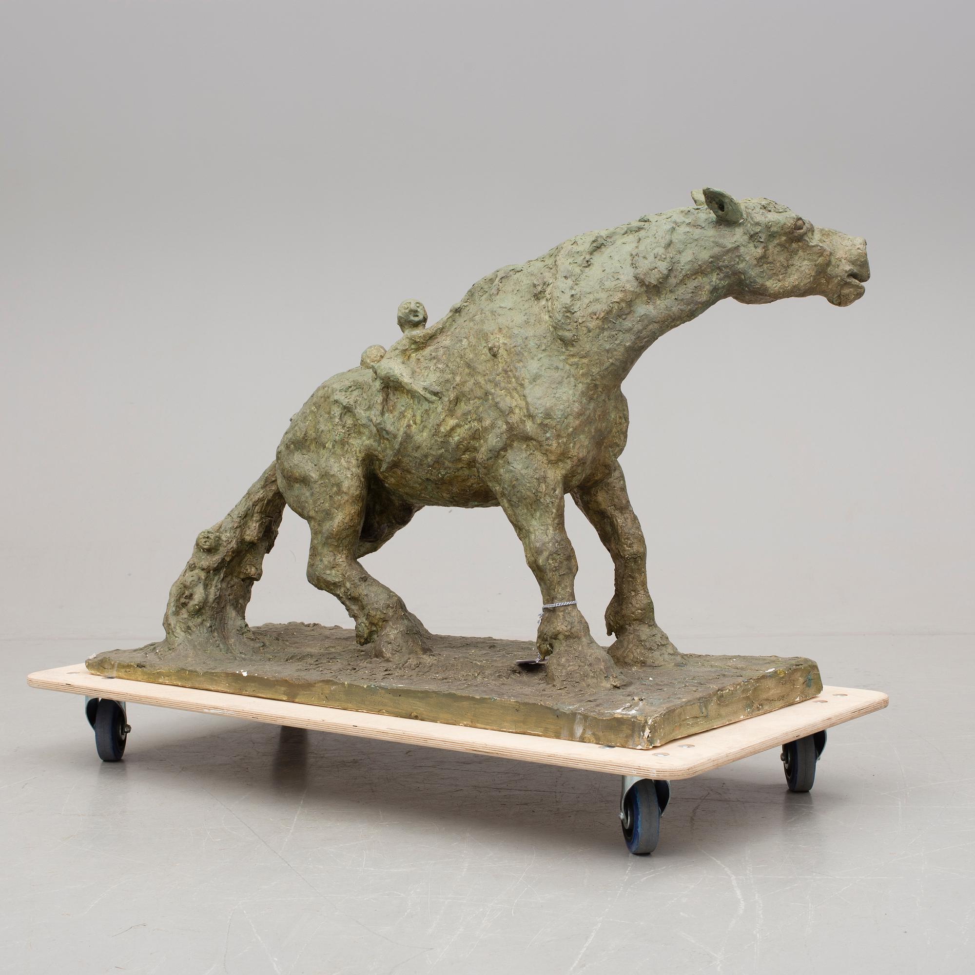 FRITZ KÄRFVE, skulptur, signerad.