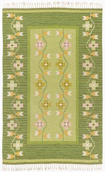 Ingegerd Silow, a carpet, flat weave,, approximately 303 x 193 cm.