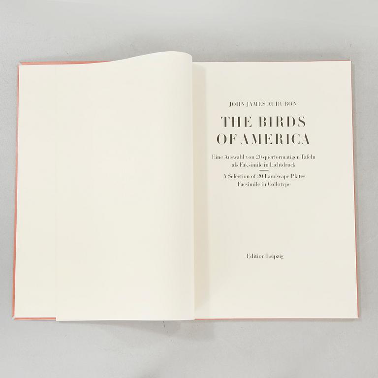 The book "The Birds of America", volume II, by John James Audubon, numbered 178/500, 1973.