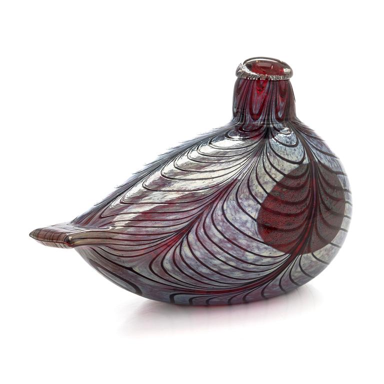 Oiva Toikka, Lasilintu, signeerattu Oiva Toikka Nuutajärvi Notsjö.