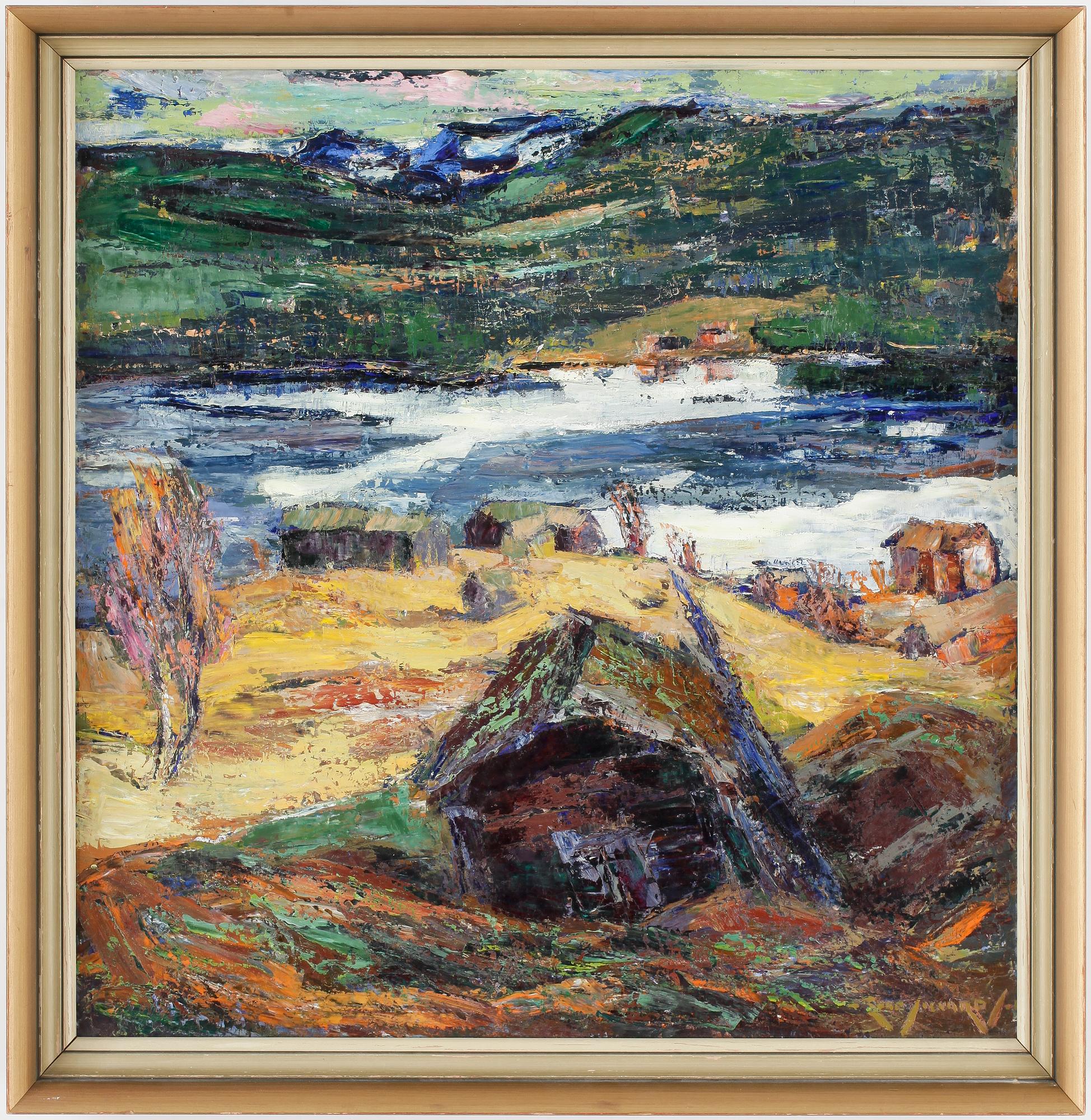 RUNE SIGVARD, olja på duk, signerad.