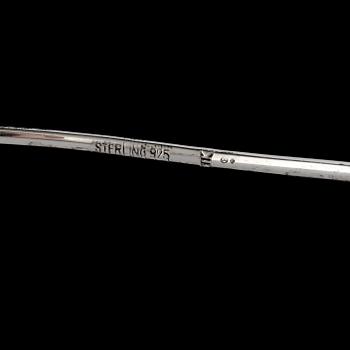 COLLIER, sterlingsilver, importstämplat. Vikt 36 g.