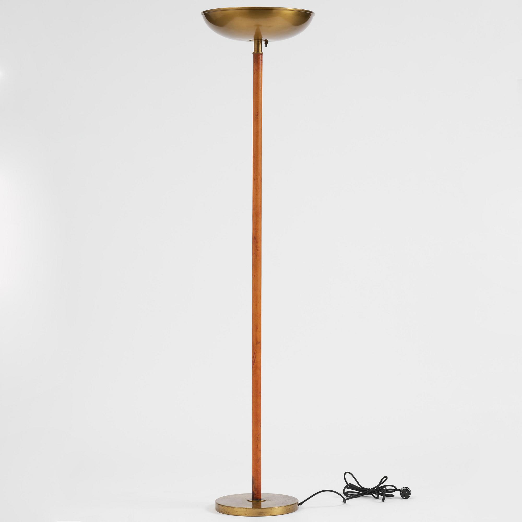 Bertil Brisborg, a rare floor lamp model 32608, Nordiska Kompaniet, Sweden, 1940s-50s.