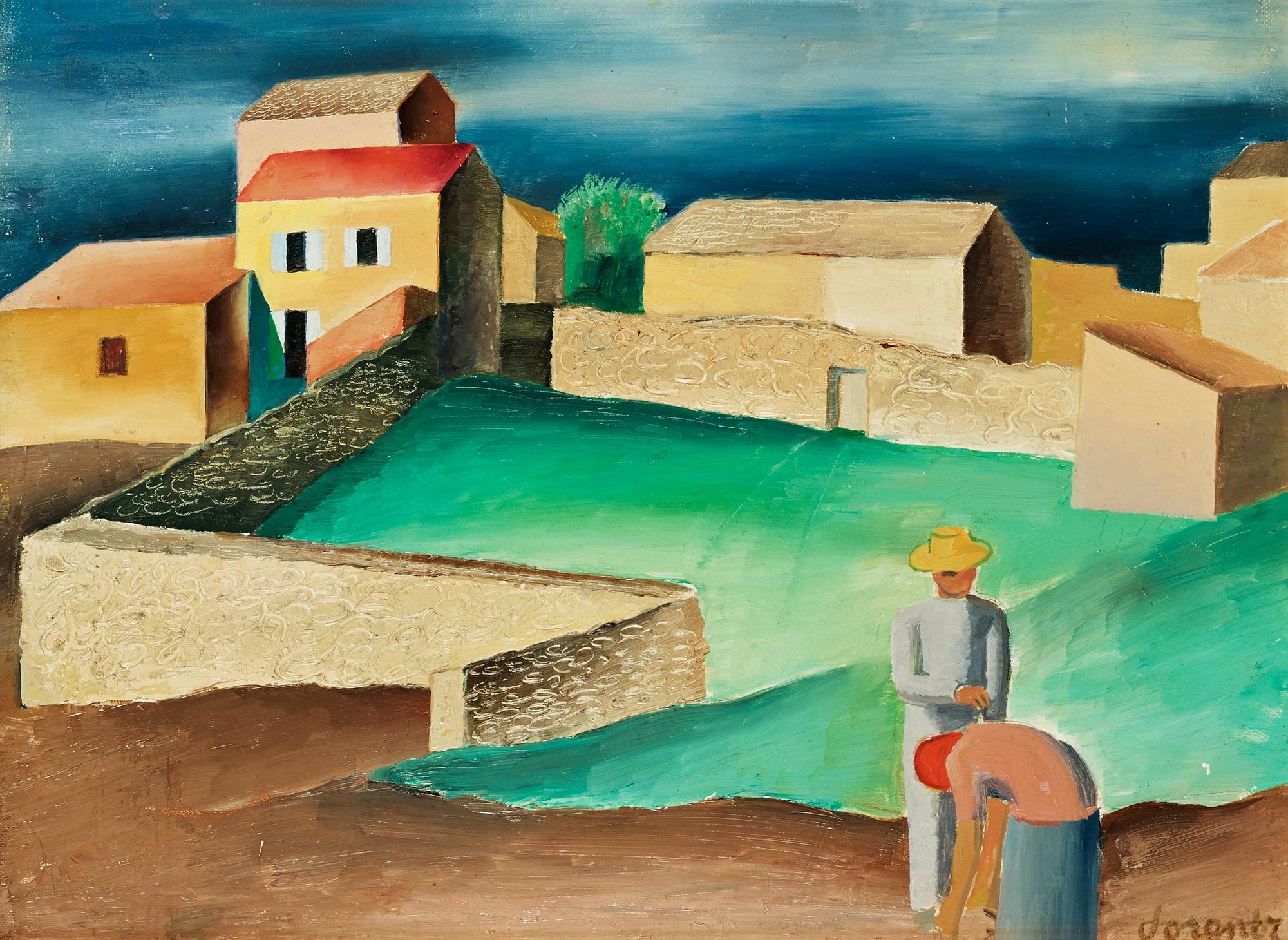 Waldemar Lorentzon, Motiv från St Germain.