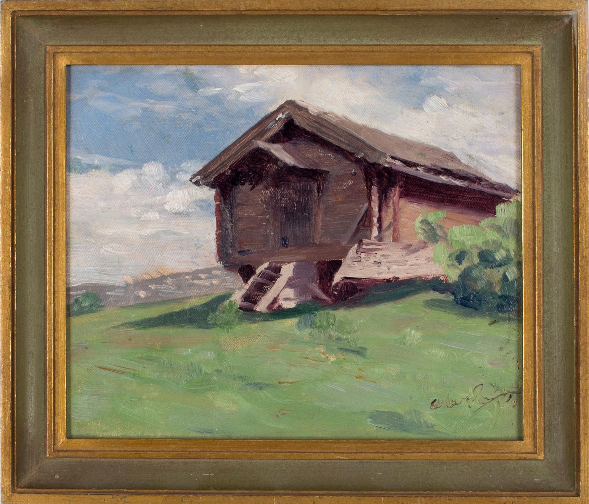 ALBERT ENGSTRÖM, olja på duk, signerad.
