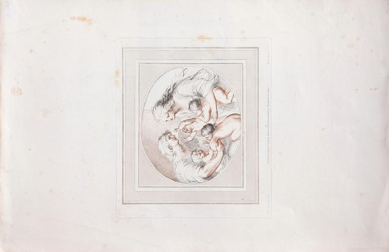 TRYCK, 2 st. 1700/1800-tal.