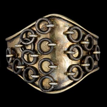 SERVETTRING, silver, Carl Ludvig Åström, Piteå, 1897. Vikt ca 31 g.