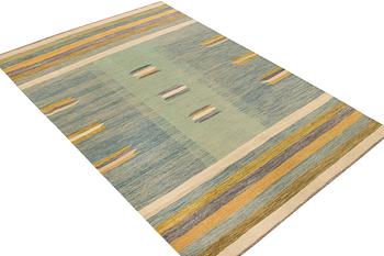 An Afghan kelim rug, c. 238 x 160 cm.