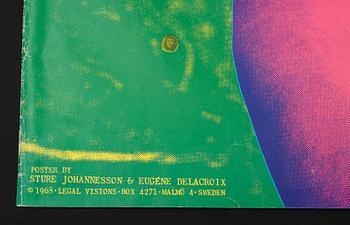 STURE JOHANNESSON,  affisch, färgoffset, 1968.