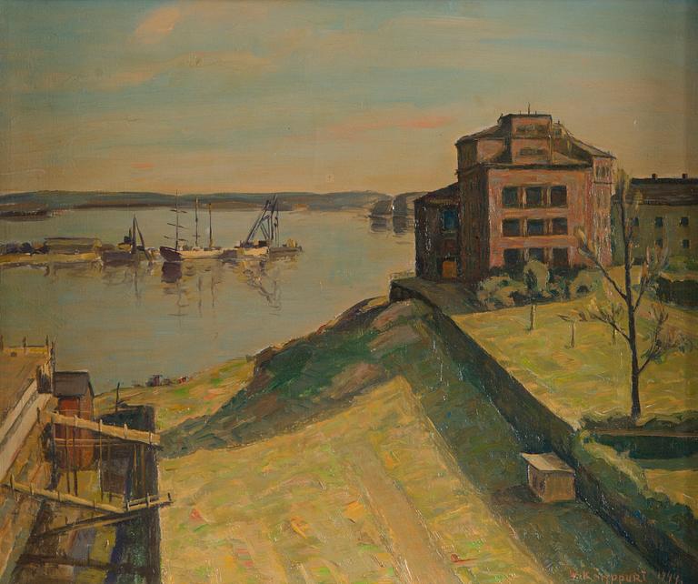 Väinö Kamppuri, Hamnmotiv.