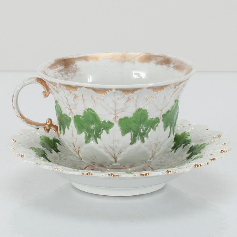 KAFFEKOPP, porslin, Meissen, 1800-tal.