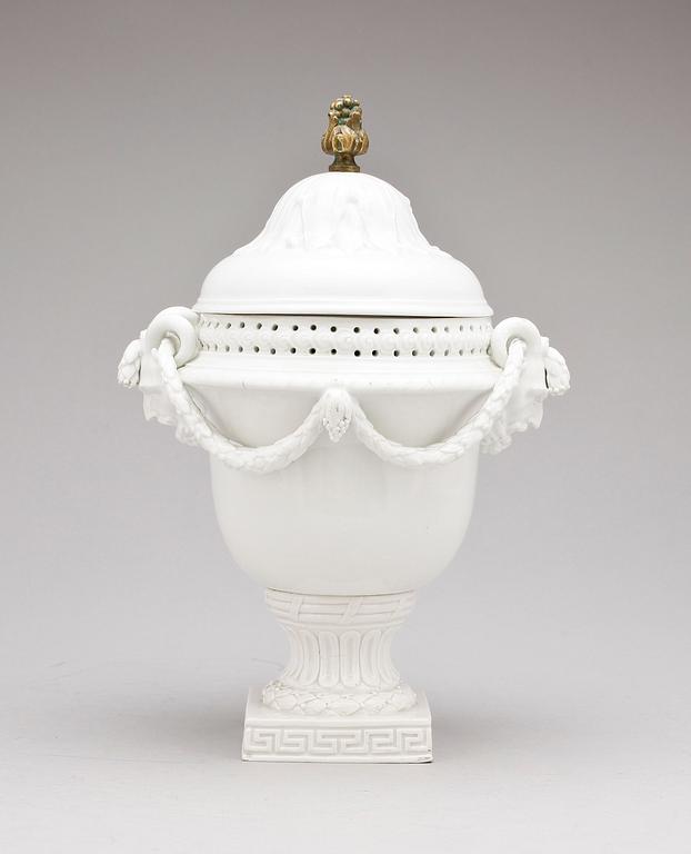 LOCKURNA, porslin, Louis XVI, troligen Meissen och 1700-tal.