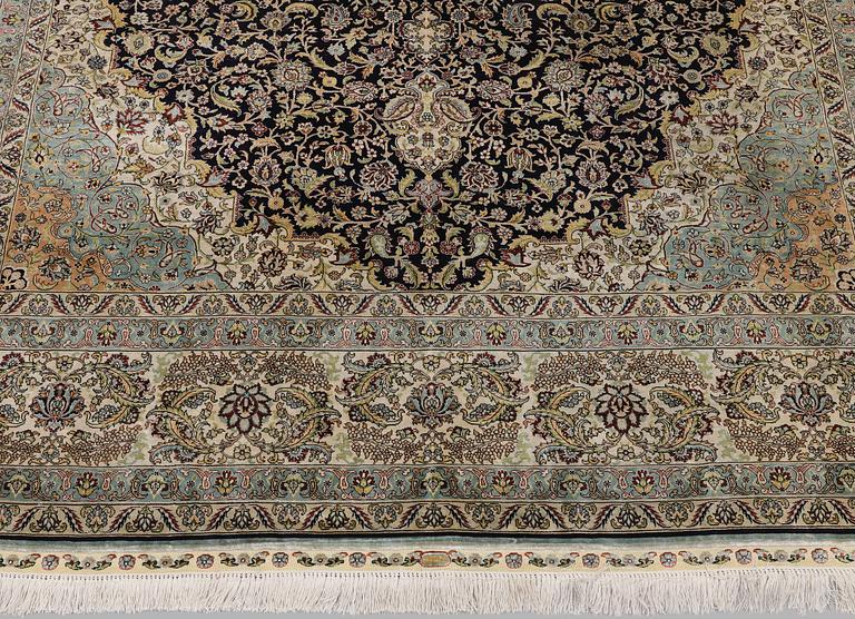 Rug, Oriental silk, 275 x 185 cm.